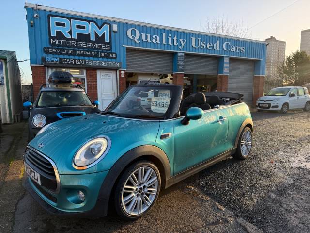 Mini Convertible 1.5 Cooper D 2dr Convertible Diesel Turquoise