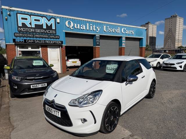 Citroen DS3 1.6 VTi 16V Black 3dr Hatchback Petrol White