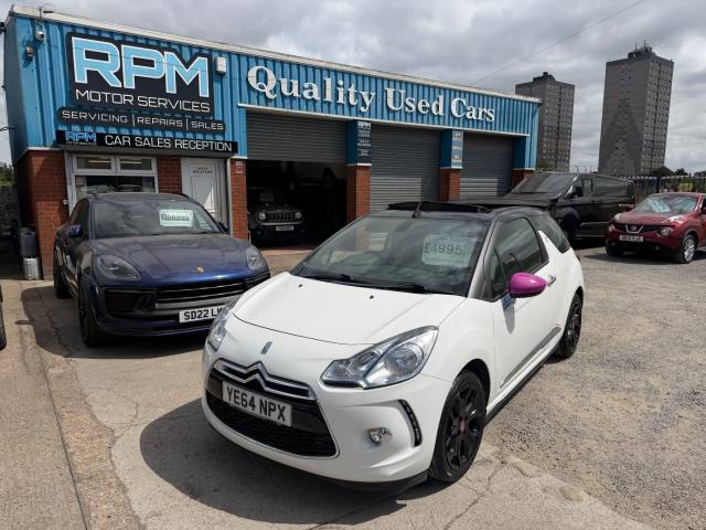 Citroen DS3 1.6 VTi DStyle by Benefit 2dr Convertible Petrol White